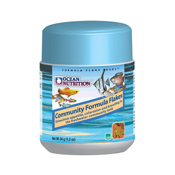 Ocean Nutrition Community Formula Tropical Flakes 34g - Aqua One Parts