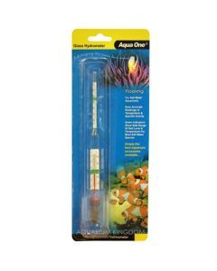 Aqua One Hydrometer W/thermometer Glass