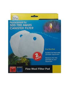 Aqua One Wool Pad - 500/700 Aquis (2pk) 37w