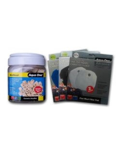 Aqua One Advance 750 Complete Filter Media Service Kit