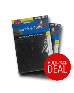 Aqua One 104c Carbon Cartridge For Ecostyle 32 and 37.  Twin Pack - four cartridges
