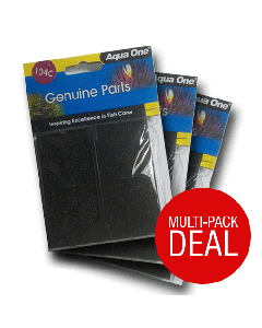 Aqua One 104c Carbon Cartridge  For Ecostyle 32 and 37. Triple Pack - six cartridges