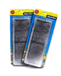 Aqua One 1c Carbon Filter Cartridge - Twin Pack