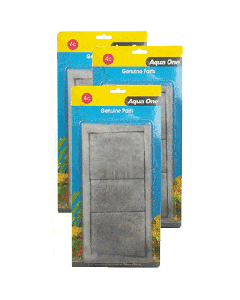 Aqua One 4c Carbon Filter Cartridge - Triple Pack