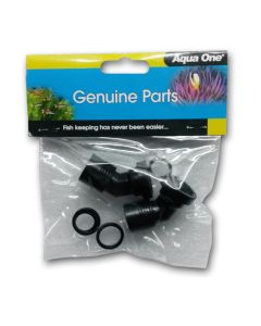 Aqua One Tap Connector Elbow - 1000/1200 Aquis, 1050/1250 - 2 pack