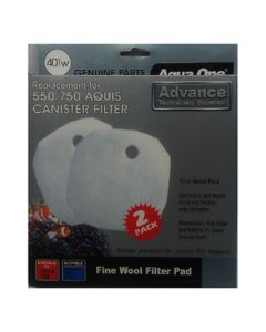 Aqua One Wool Pad - 550/750 Advance (2pk) 401w