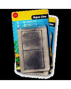 Aqua One 2c Carbon Filter Cartridge - Twin Pack - four cartridges