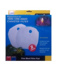Aqua One Wool Pad - 1000/1200 Aquis (2pk) 39w