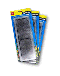 Aqua One 1c Carbon Filter Cartridge Triple Pack - six cartridges
