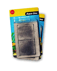 Aqua One 2c Carbon Filter Cartridge - Twin Pack - four cartridges