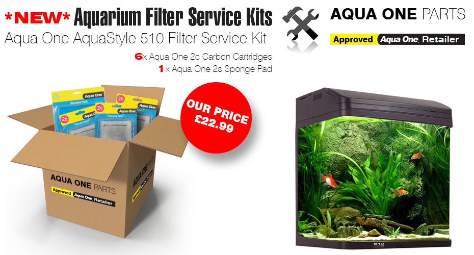 Aqua One AquaStyle 510 Aquarium Filter Service Kits