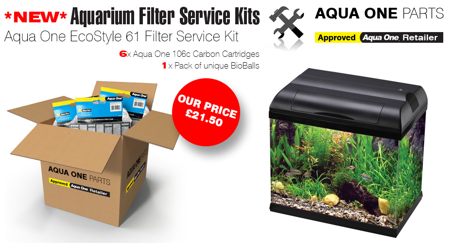 Aqua One EcoStyle 61 Filter Service Kit