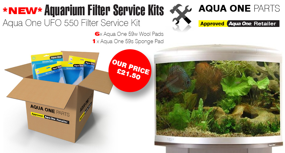 Aqua One UFO 550 Filter Service Kit