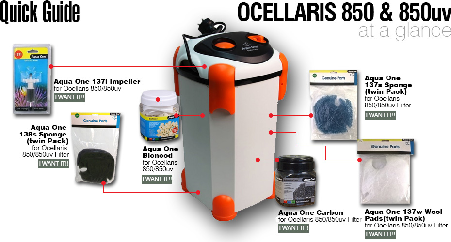 Aqua One Ocellaris 850 Filter